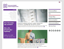 Tablet Screenshot of honnunarmidstod.is